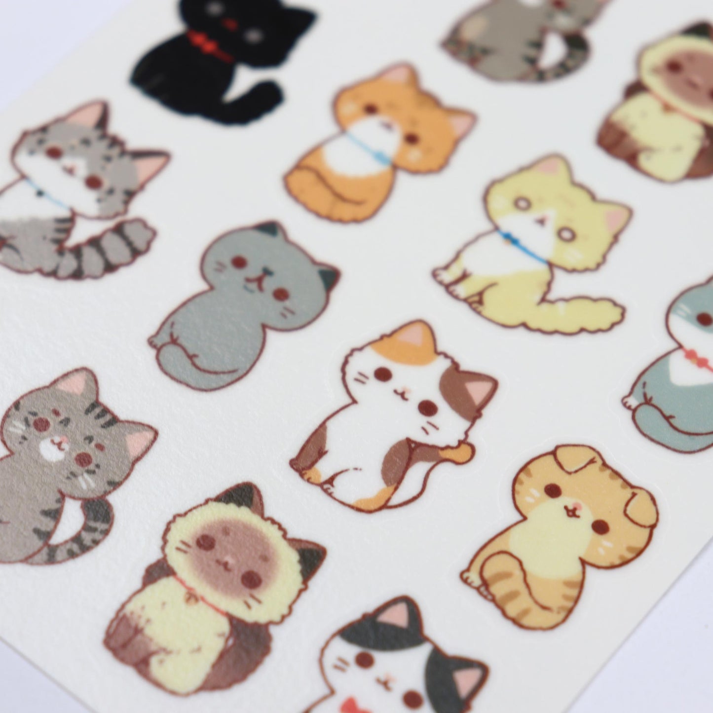 No.064 Cats Sticker Sheet