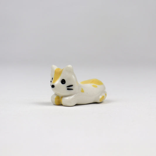 Handmade Ceramic Cat Chopstick Holder - Cat Loaf