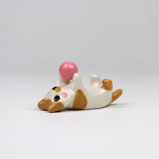 Handmade Ceramic Cat Chopstick Holder - Cat Playing