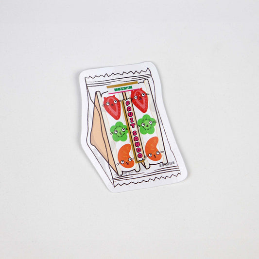 Cat Fruit Sando Sticker