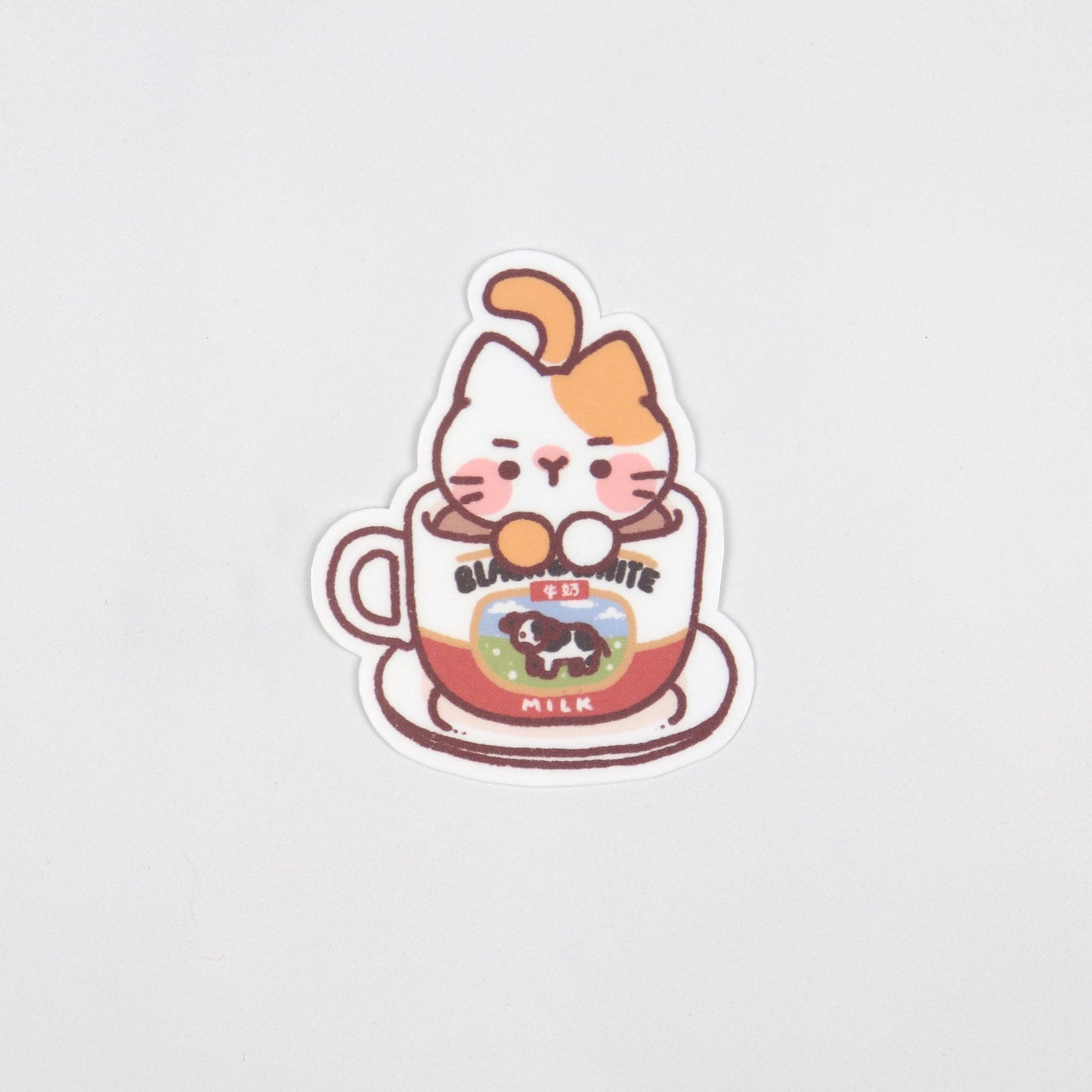 Hong Kong Milk Tea Cat Sticker