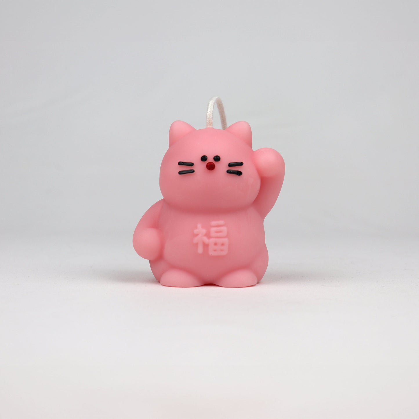 Lucky Cat Candle - Pink