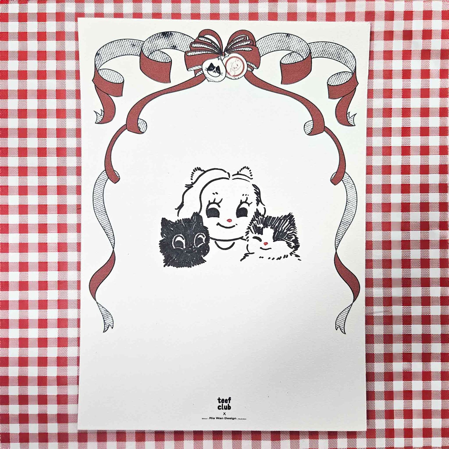 Personalised Vintage Cat Portrait