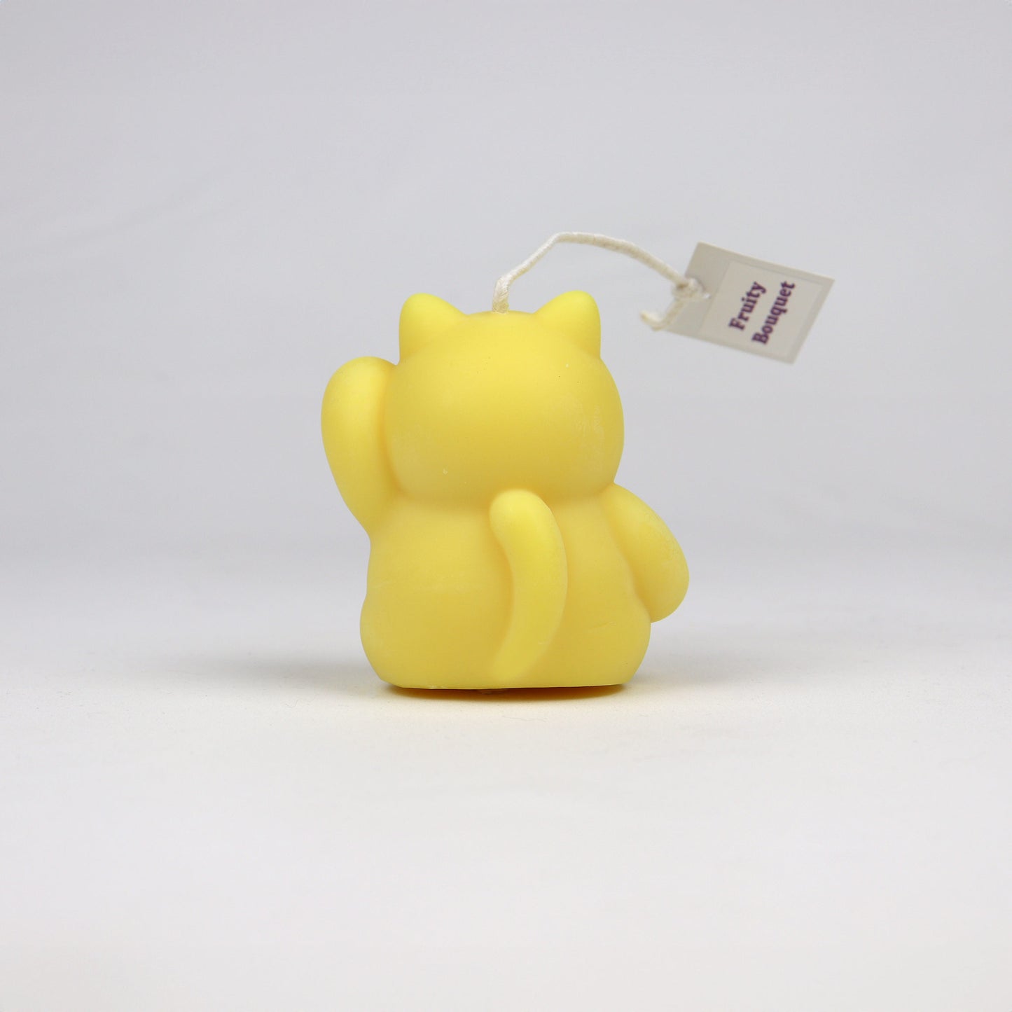 Lucky Cat Candle - Yellow
