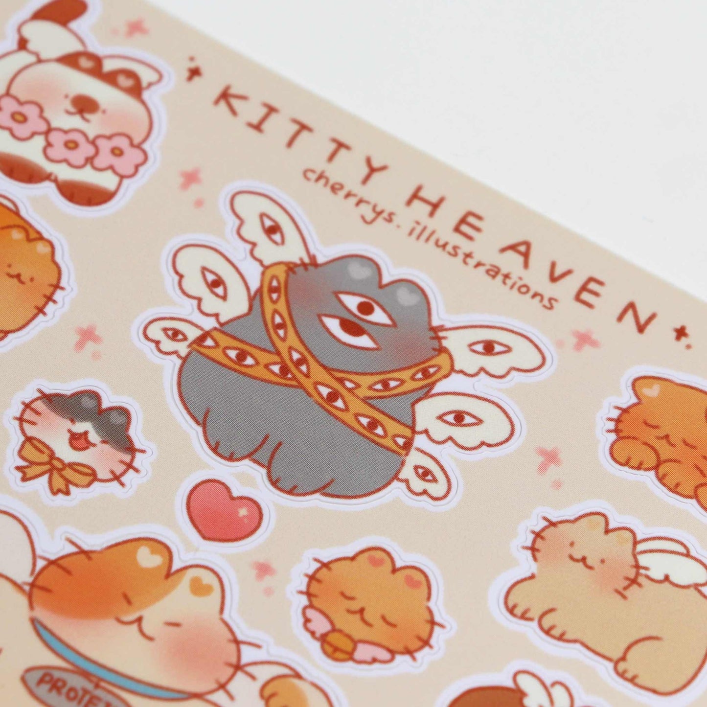 Buff Kitty Heaven Sticker Sheet