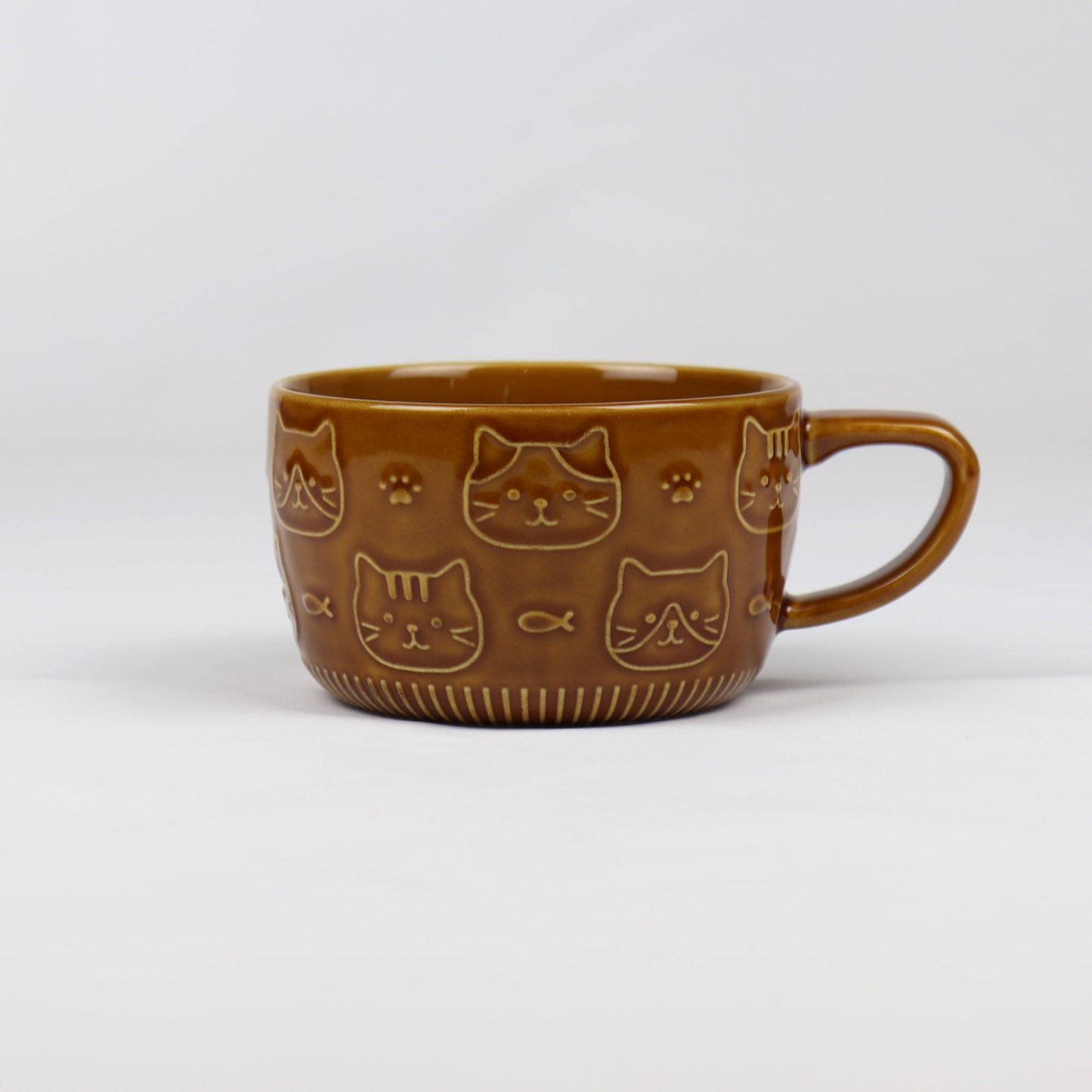 Burnt Orange Cat Mug