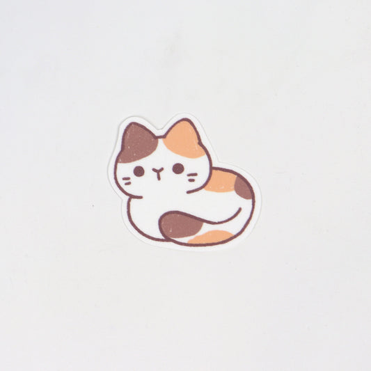 Calico Cat Loaf Sticker