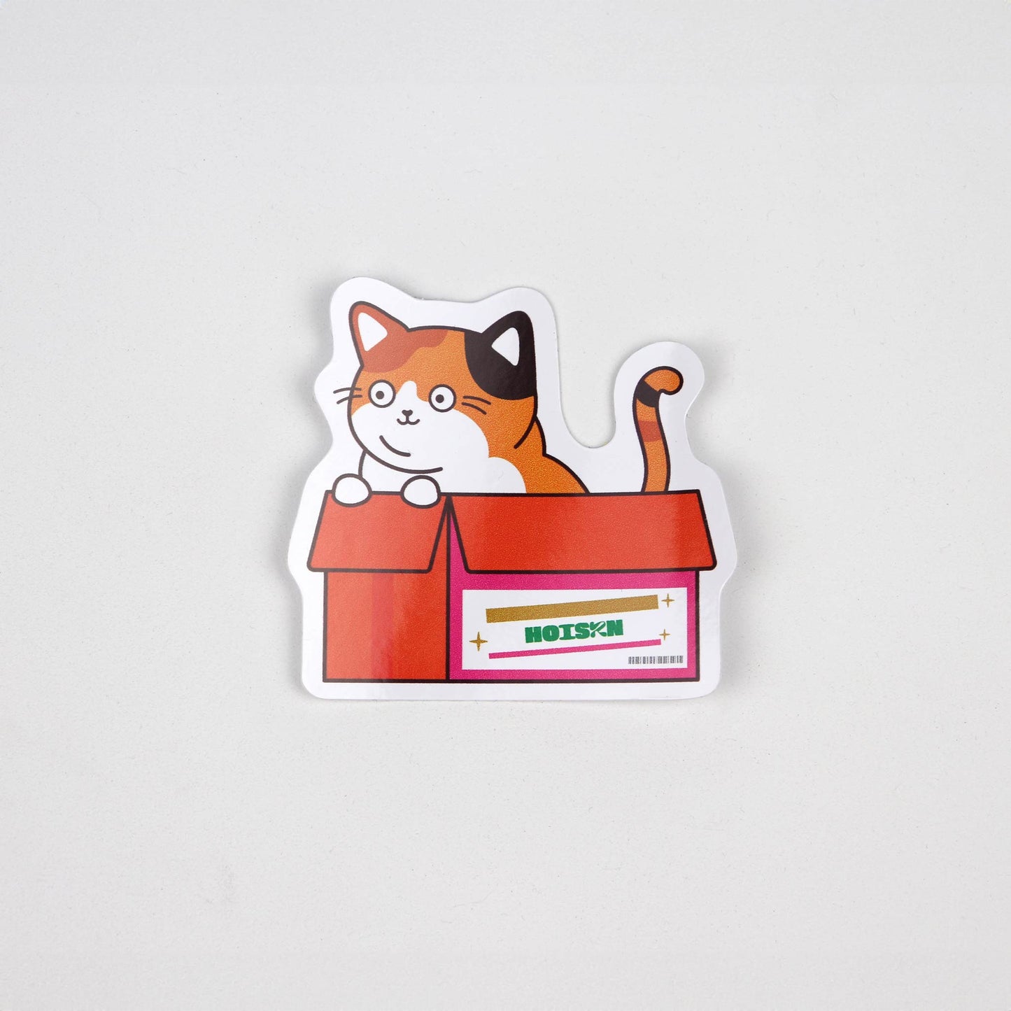 Cat in Box Sticker