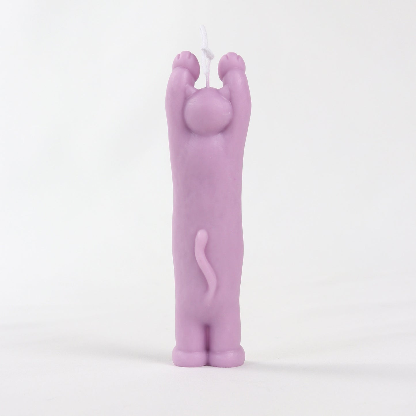 Purple Cat Under Arrest Candle