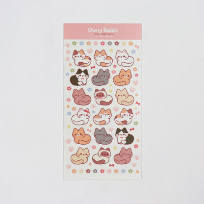 No.083 Cat Loaf Sticker Sheet