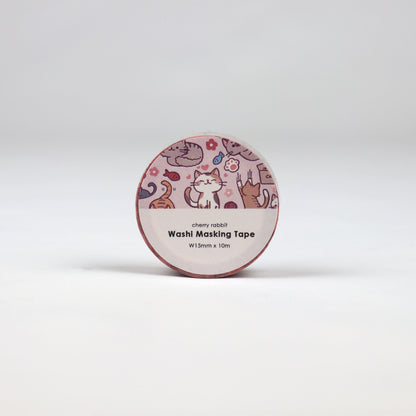 Cat Party Washi Tape