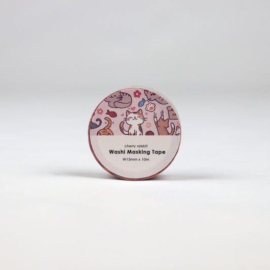 Cat Party Washi Tape