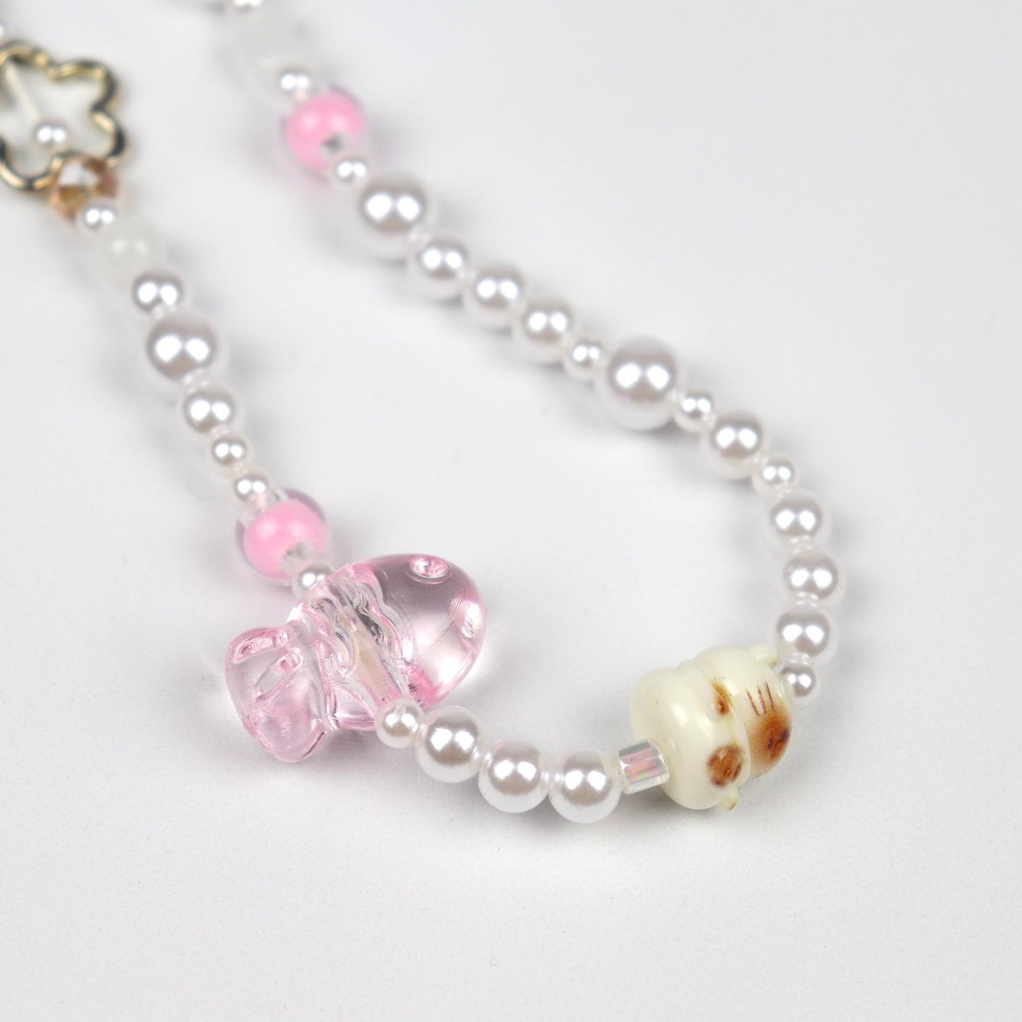 Fish & Bow Cat Phone Charm