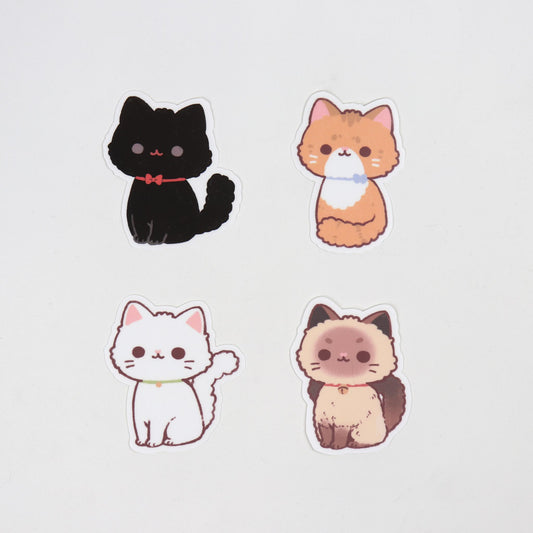 Cream Cat Sticker