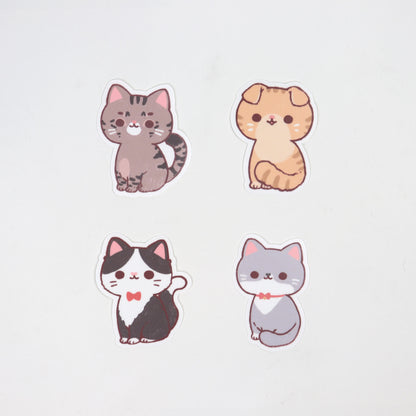 Cream Cat Sticker