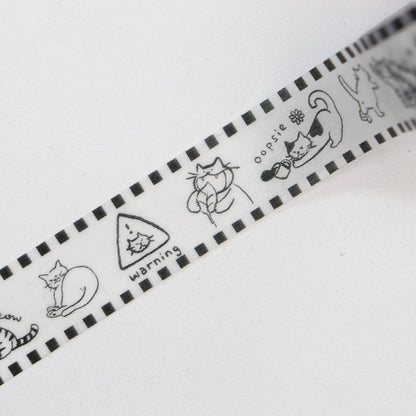 Cute Cats Ahead Washi Tape