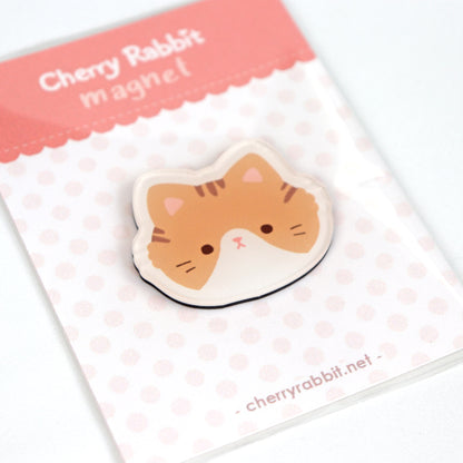 Ginger Cat Acrylic Magnet