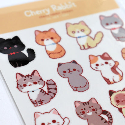 No.064 Cats Sticker Sheet