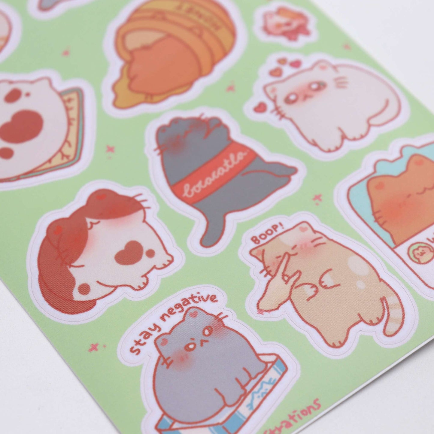 Chonky Cats V3 Sticker Sheet