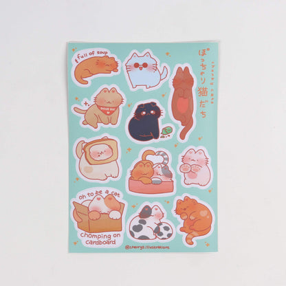 Chonky Cats V4 Sticker Sheet