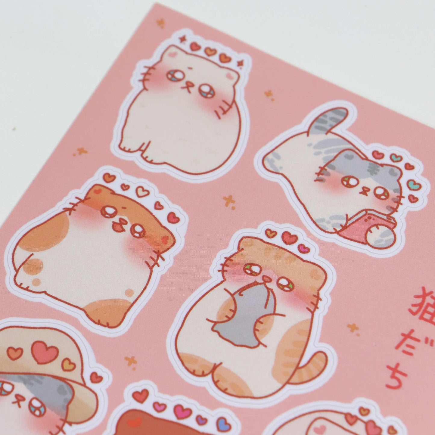 Chonky Cats V5 Sticker Sheet