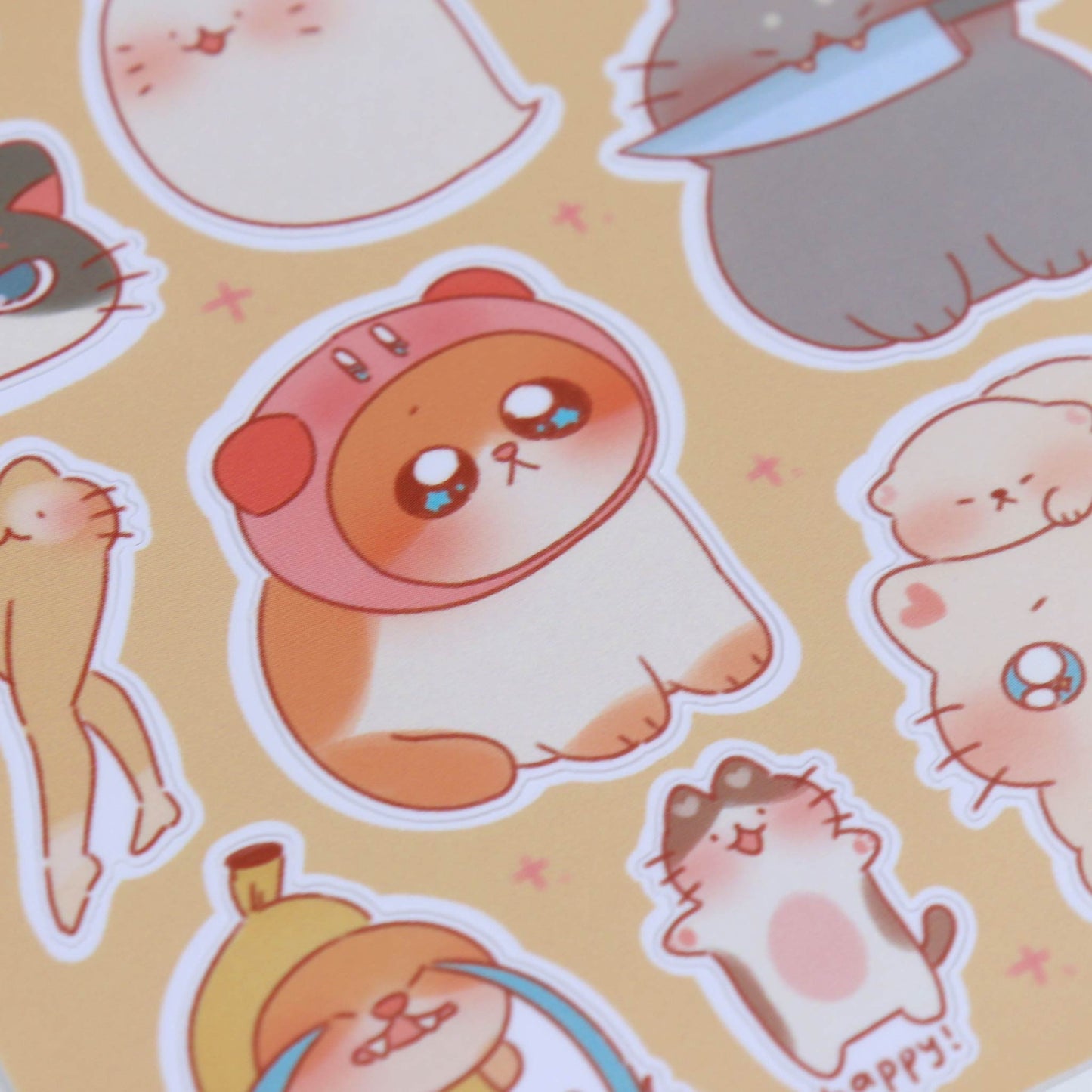 Chonky Cats V8 Sticker Sheet