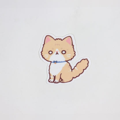 Cream Cat Sticker