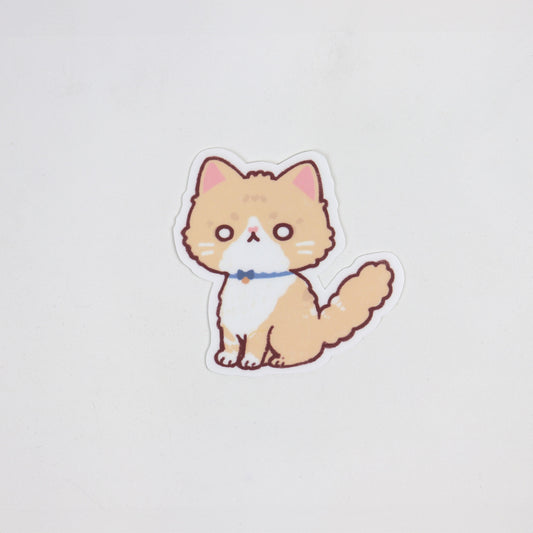 Cream Cat Sticker