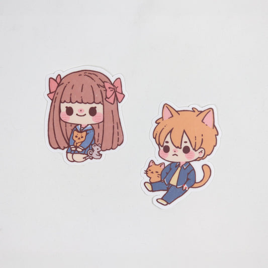 Fruits Basket Tohru Cat Sticker