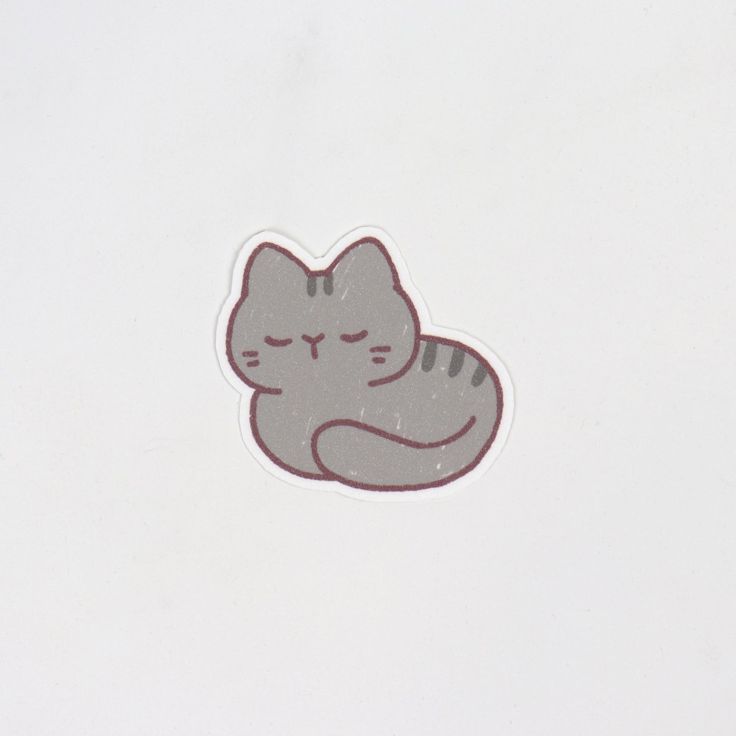 Grey Cat Loaf Sticker