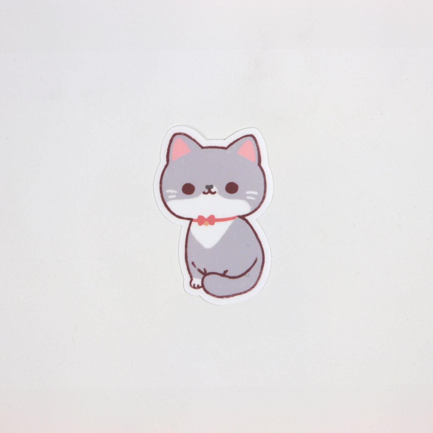 Grey Cat Sticker