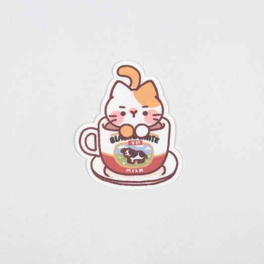 Hong Kong Milk Tea Cat Sticker