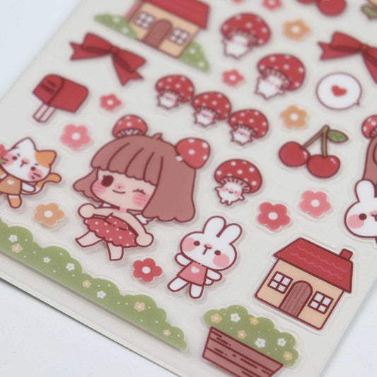 No.099 Little Friends Sticker Sheet