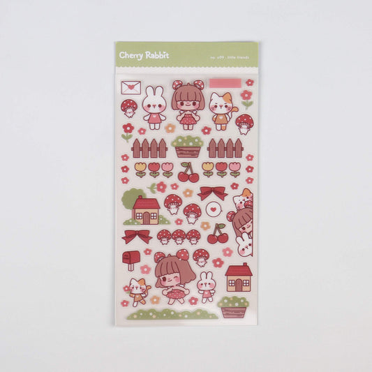 No.099 Little Friends Sticker Sheet