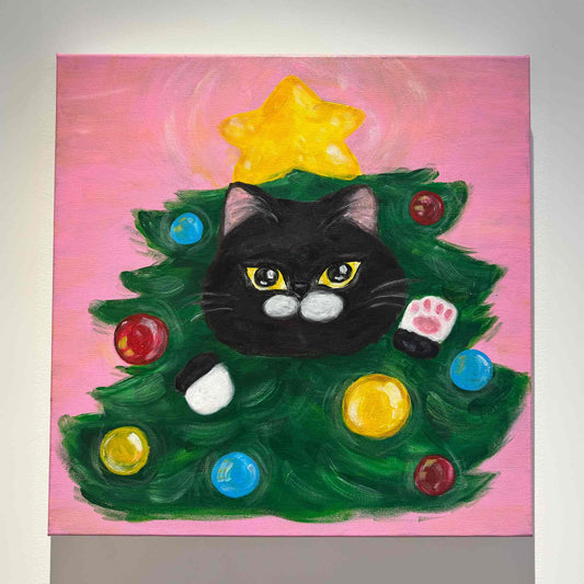 Sip & Paint: “Christmas Cat” Edition!