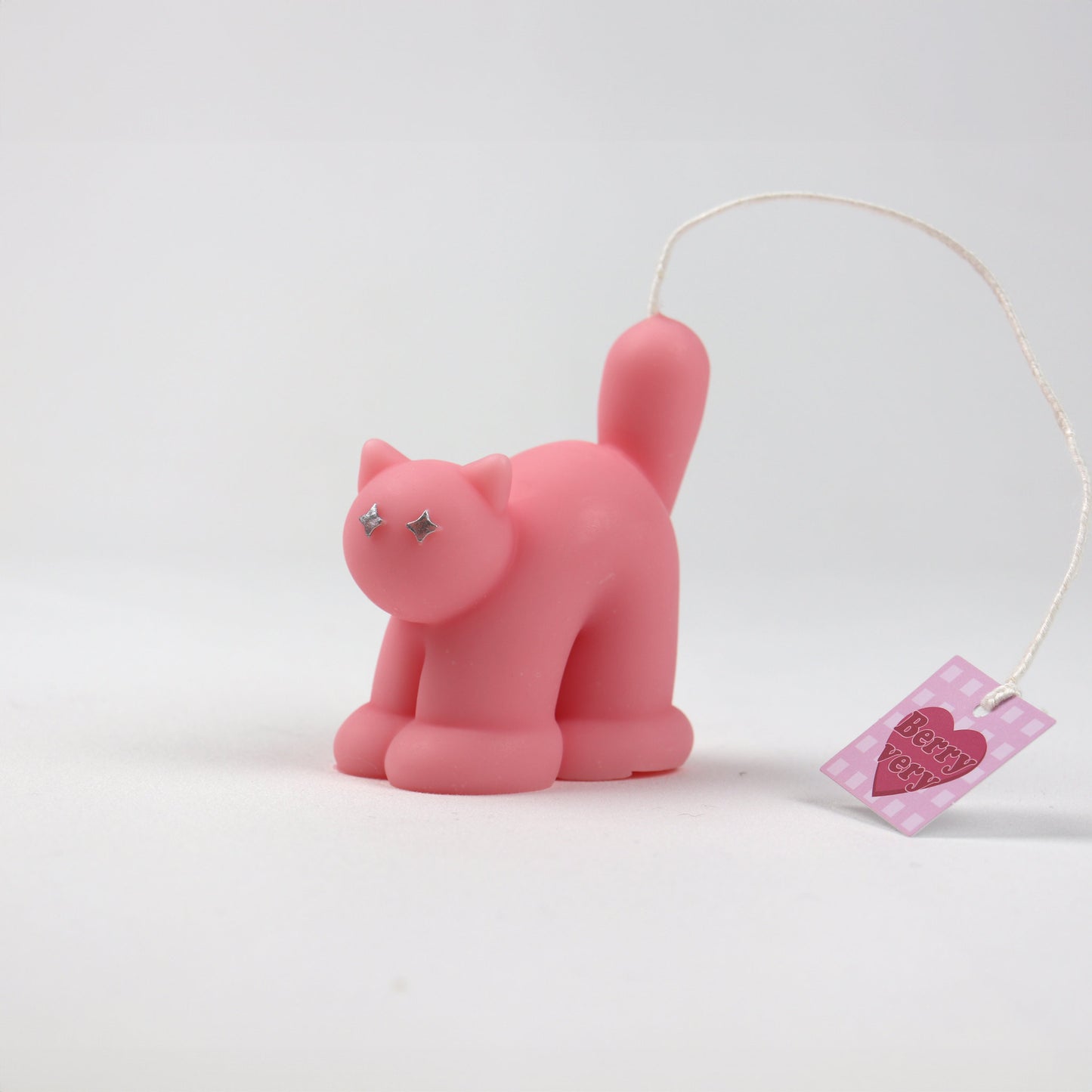 Bomb Kitty Candle - Pink