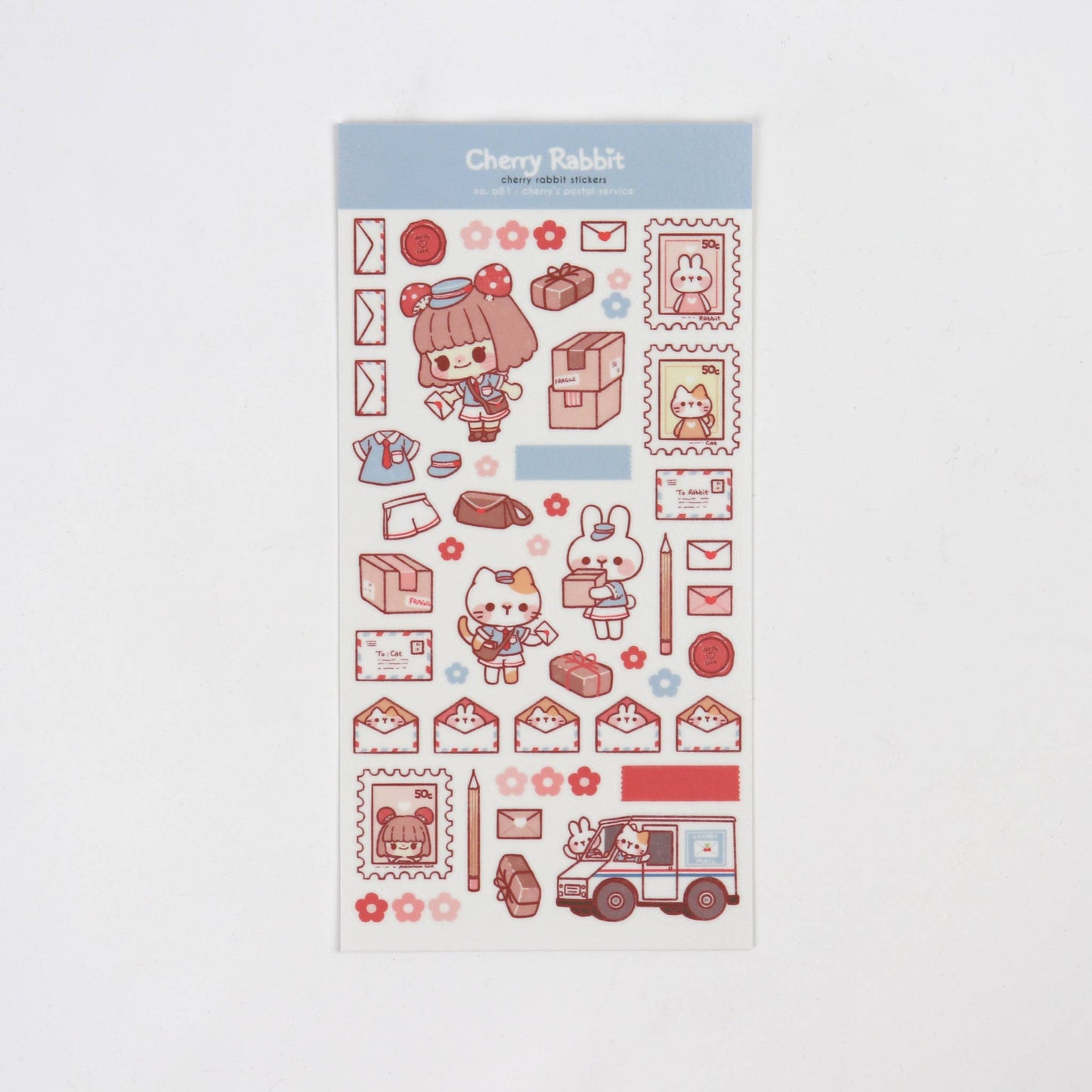 No.081 Cherry’s Postal Service Sticker Sheet