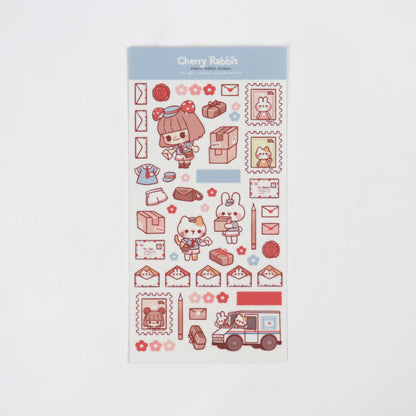 No.081 Cherry’s Postal Service Sticker Sheet