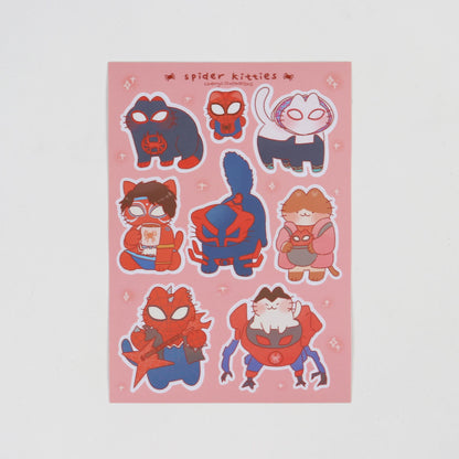 Spider Kitties Sticker Sheet