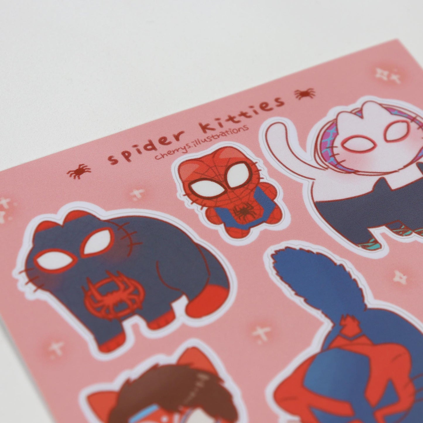 Spider Kitties Sticker Sheet