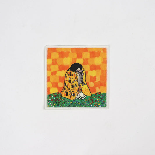 Kiss Fabric Coaster