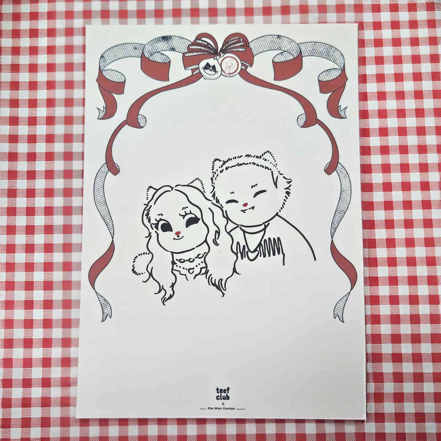 Personalised Vintage Cat Portrait