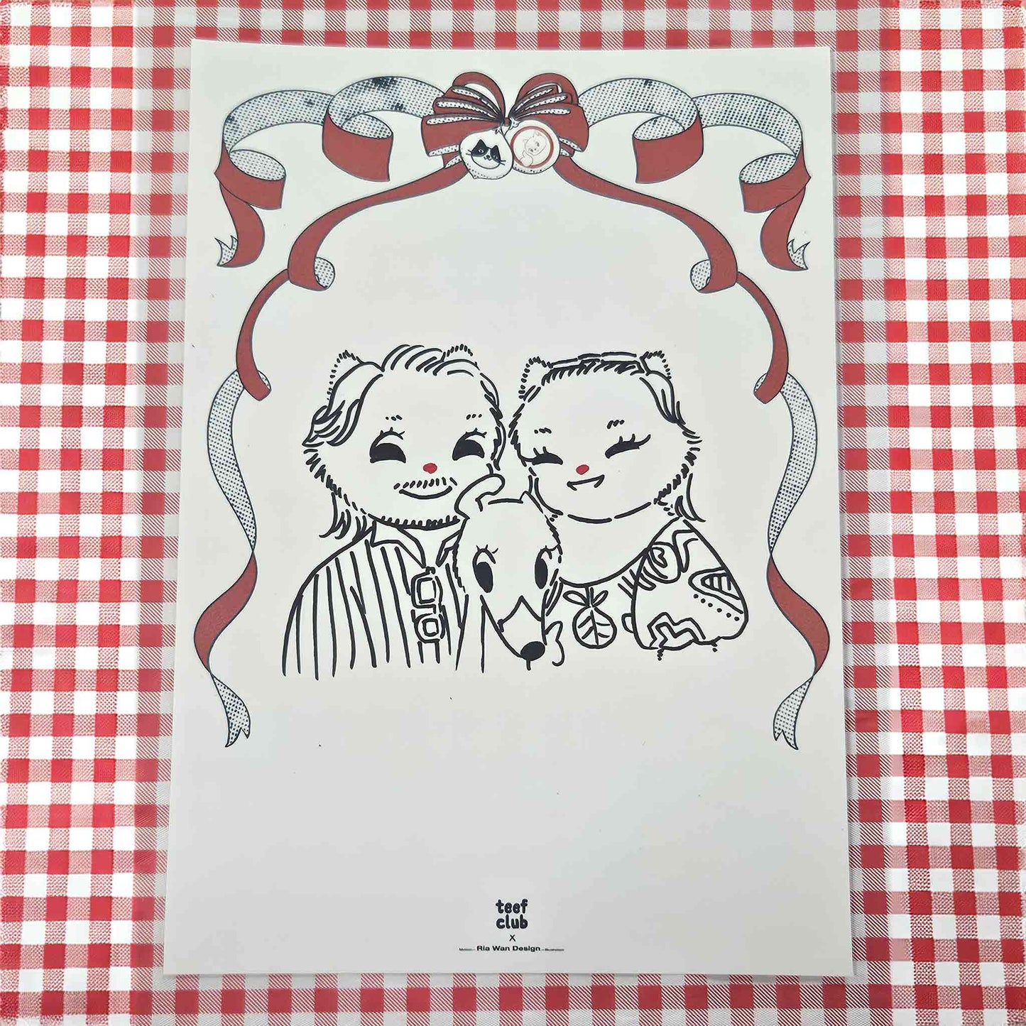 Personalised Vintage Cat Portrait