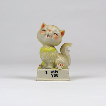 Vintage Cat Figurine