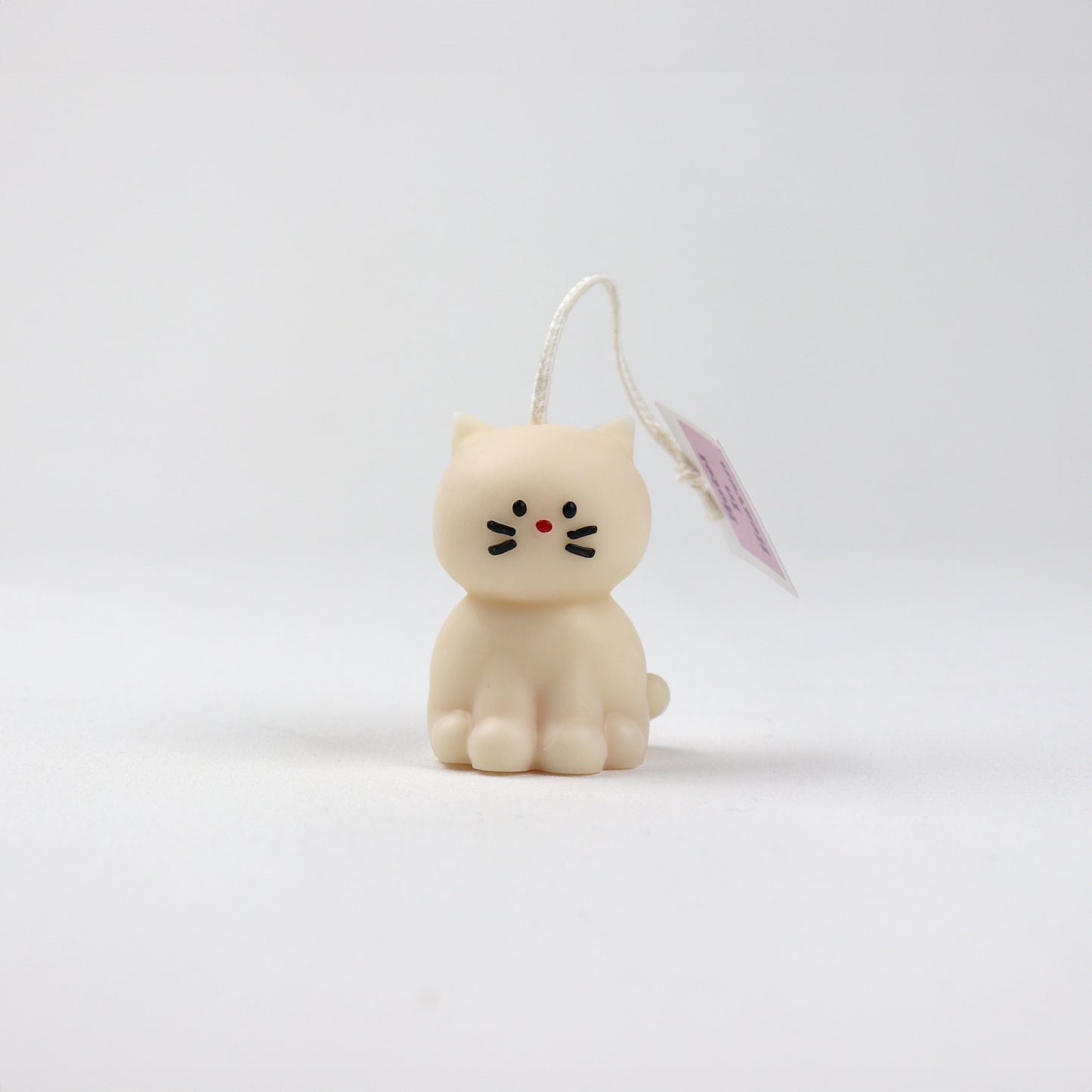 Kitty Objet Candle - White