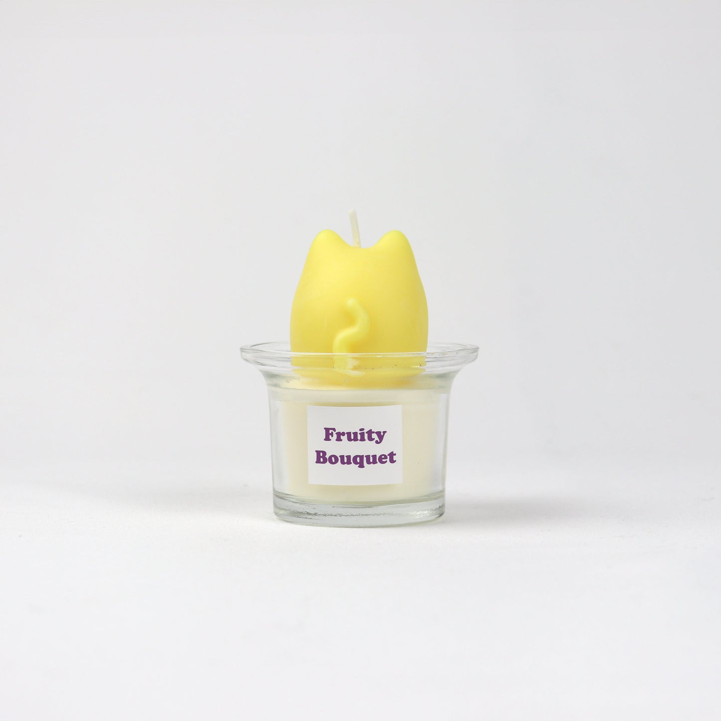 Mini Kitty Friends Candle - Yellow